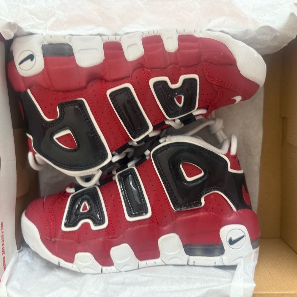 Nike Kids Red and Black Air Sneakers